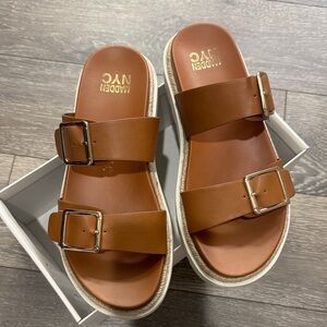 Madden NYC Women's Brown Sandals